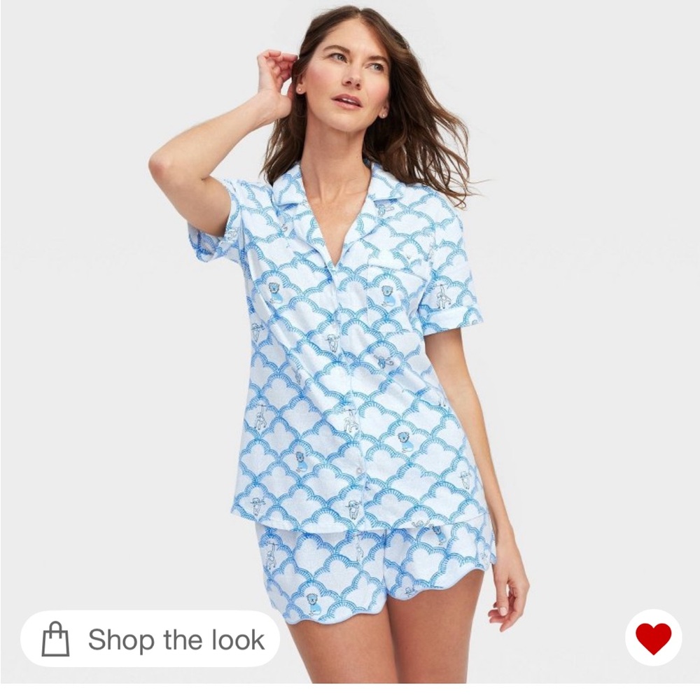 Roller Rabbit Target Geo Trellis Short Set XS